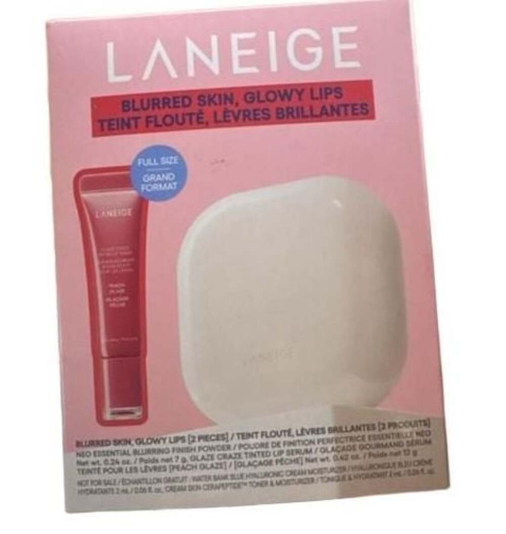 Laneige Blurred Skin, Glowy Lips 2-Piece Set